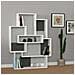 Libreria Barce Bianco Antracite 101x22x132h - Foto miniatura 1