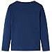 Maglietta Da Bambina Maniche Lunghe Blu Marino 128 - Foto miniatura 2