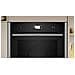 Forno Elettrico da Incasso N90 B64FS31N0 Capacità 71 L Multifunzione Ventilato Cottura a Vapore Potenza 3600 W Colore Nero, Acciaio inossidabile - Foto miniatura 3