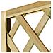 Pannello Barriera Ad Arco Grigliato 180x180 Cm Frangivista In Legno Di Pino Impregnato Lasa - Foto miniatura 3