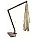 Ombrellone Da Giardino 3x3 Mt Con 8 Stecche In Alluminio Intercambiabili Force One - Black - Foto miniatura 2