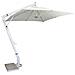 Ombrellone Da Giardino 3x3 Mt Con 8 Stecche In Alluminio Intercambiabili Force One - Black - Foto miniatura 1