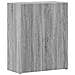 Schedario Grigio Sonoma 60x32x77,5 Cm In Legno Multistrato - Foto miniatura 1