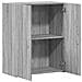 Schedario Grigio Sonoma 60x32x77,5 Cm In Legno Multistrato - Foto miniatura 5