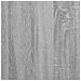 Schedario Grigio Sonoma 60x32x77,5 Cm In Legno Multistrato - Foto miniatura 7