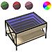 Tavolino Da Salotto Con Led Infinity Rovere Sonoma 70x50x38 Cm - Foto miniatura 2