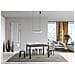Tavolo Allungabile 90x130/234 Cm Everyday Premium Noce Telaio Antracite - Foto miniatura 4