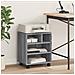 Supporto Per Stampante Con Ruote Grigio Sonoma 41x32x48 Cm - Foto miniatura 3