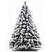Albero Di Natale Innevato Gran Sasso 210cm 1417 Rami Super Folto Effetto Neve - Foto miniatura 4