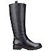 Black Casual Closed Ladies' Boots Stivali Pelle Sintetica Scarpe Donna Nero Eu 37, Y9155-00 - Foto miniatura 3