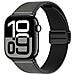 Cinturino Per Apple Watch Magnetico In Vera Pelle Grey S - Foto miniatura 2