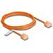 Cavo di rete RJ45 Cat. 6 UTP Ultra Slim 2 m arancione con connettori corti - Foto miniatura 1