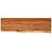 Mensola Muro 100x30x2,5cm Rettangolare Legno Acacia Bordi Vivi - Foto miniatura 2