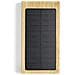 Power Bank Natura Bambù Qi 5w. 10000 Mah. Ricarica Solare. 2 Uscite Usb E 1 Type C. Ingresso Micro Usb E Type C 7,9x14,9x2 Cm. Colore Del Legno - Foto miniatura 4