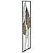Decorazione In Metallo 3d Foglia 52 - Oro - Metallo - 30,5x2,5x99,5 Cm - Foto miniatura 2
