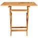 Tavolo Da Giardino Pieghevole 85x85x76cm Legno Massello Di Teak - Foto miniatura 2
