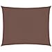 Parasole A Vela In Tessuto Oxford Rettangolare 3,5x5m Marrone - Foto miniatura 1