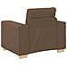 Divano Sedia Marrone 60 cm in Tessuto - Foto miniatura 6