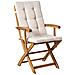 Set Da Pranzo Da Giardino 8 Posti Maui Premium Legno D \'acacia Beige Chiaro - Foto miniatura 5
