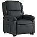 Poltrona Alzapersona Reclinabile Elettrica Nera in Vera Pelle - Foto miniatura 4