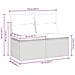 Set Divano Giardino 4 pz con Cuscini Marrone Polyrattan Acacia - Foto miniatura 6