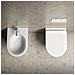 Sanitari Sospesi Salvaspazio Wc, Bidet, Copriwater Soft-close Grecale Bianco - Foto miniatura 2