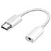 Adattatore Originale Mi8 Adattatore Audio Da Jack A Type C White Bulk Per Smartphone - Foto miniatura 1