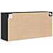 Scarpiera Rovere nero 103 x 30 x 51 cm Legno multistrato - Foto miniatura 7