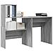 Scrivania Grigio sonoma 131.5 x 50 x 106.5 cm Legno multistrato - Foto miniatura 3
