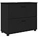 Set di mobili per il bagno 4 pcs Nero 30 x 35 x 192 cm - Foto miniatura 5