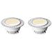 2-pack Faretti Led Da Incasso 10w, 4000k, Foro 75mm, Antiriflesso - Foto miniatura 1