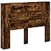 Testiera Rovere fumé 140 x 16,5 x 103,5 cm Legno multistrato - Foto miniatura 1