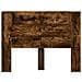 Testiera Rovere fumé 140 x 16,5 x 103,5 cm Legno multistrato - Foto miniatura 5