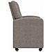 Sedie da Pranzo con Ruote 2 pcs Grigio 57 x 67 x 95 cm - Foto miniatura 5