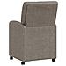 Sedie da Pranzo con Ruote 2 pcs Grigio 57 x 67 x 95 cm - Foto miniatura 6
