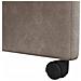 Sedie da Pranzo con Ruote 2 pcs Grigio 57 x 67 x 95 cm - Foto miniatura 9