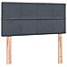 Giroletto a Molle con Materasso Grigio Scuro 80x220 cm Velluto - Foto miniatura 6
