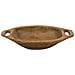 Ciotola Svuotatasche Wan In Teak Riciclato Con Manici 37x26,5x7 Cm — Pezzo Unico - Foto miniatura 1