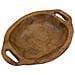 Ciotola Svuotatasche Wan In Teak Riciclato Con Manici 37x26,5x7 Cm — Pezzo Unico - Foto miniatura 2