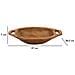 Ciotola Svuotatasche Wan In Teak Riciclato Con Manici 37x26,5x7 Cm — Pezzo Unico - Foto miniatura 8