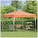 Tenda per feste a pop-up 288 x 288 x 245 cm Arancione - Foto miniatura 3