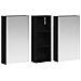 Set di Armadi da Bagno con lo scaffale 3 pcs 80 x 10,5 x 50 cm - Foto miniatura 5