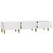 Mobile TV Bianco Lucido 147 x 34,5 x 30 cm Legno ingegnerizzato - Foto miniatura 3
