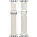 Cinturino Orologio per Apple Watch Series 11 10 42mm - Nylon, Bianco Stellare - Foto miniatura 3