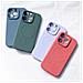 Custodia In Silicone Compatibile Con Magsafe Per Iphone 15 Pro Max - Crema - Foto miniatura 5