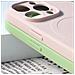 Custodia In Silicone Compatibile Con Magsafe Per Iphone 15 Pro Max - Crema - Foto miniatura 6