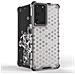 Custodia A Nido D'ape Con Cornice In Gel Per Samsung Galaxy S22 Ultra Blu - Foto miniatura 2