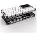 Custodia A Nido D'ape Con Cornice In Gel Per Samsung Galaxy S22 Ultra Blu - Foto miniatura 3