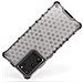 Custodia A Nido D'ape Con Cornice In Gel Per Samsung Galaxy S22 Ultra Blu - Foto miniatura 6