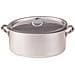 Casseruola Ovale 2 Maniglie con Coperchio Diametro 30 cm - Linea Alluminio 3 mm - Foto miniatura 2